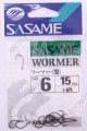 Sasame Одинарный крючок Wormer №6