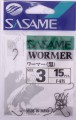 Sasame Одинарный крючок Wormer №3