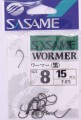 Sasame Одинарный крючок Wormer №8