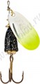 Blue Fox  Vibrax Painted Chartreuse Tipped Silver Flake 71c  1 (3.5 )